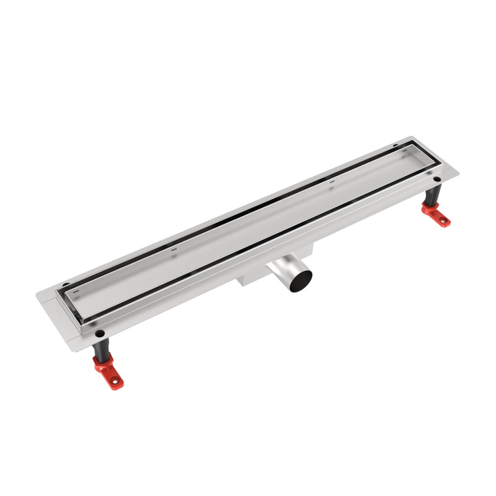 Linear Shower Drain Engineering Structure Horizontal Outlet