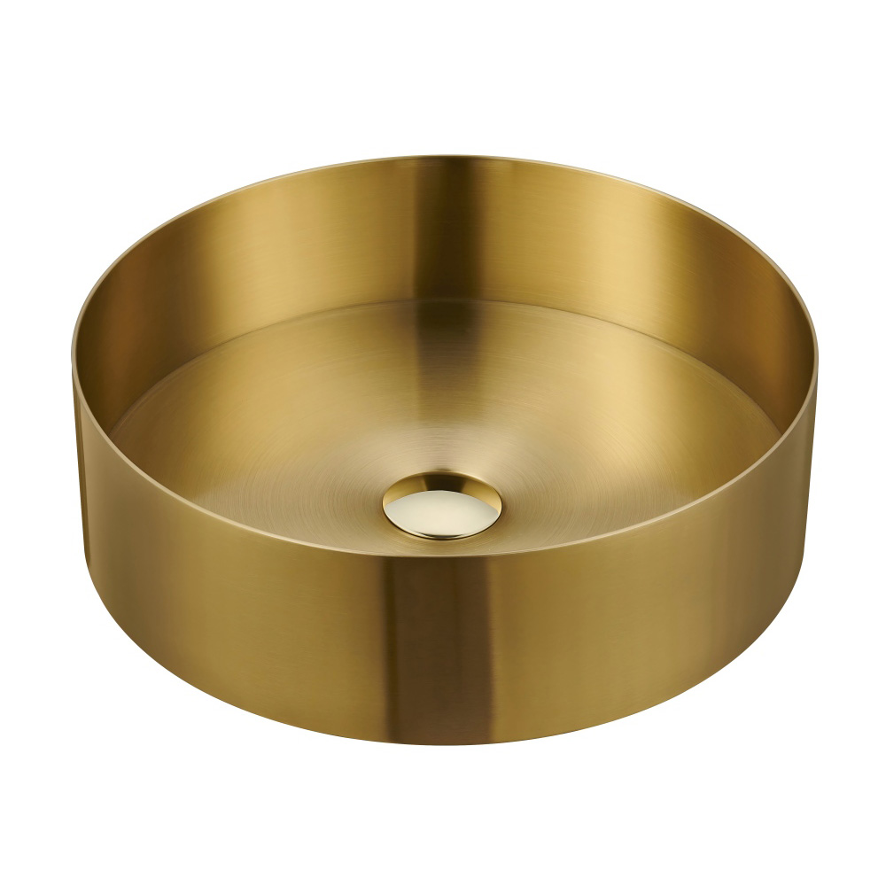 Vessel Round Sink Gold